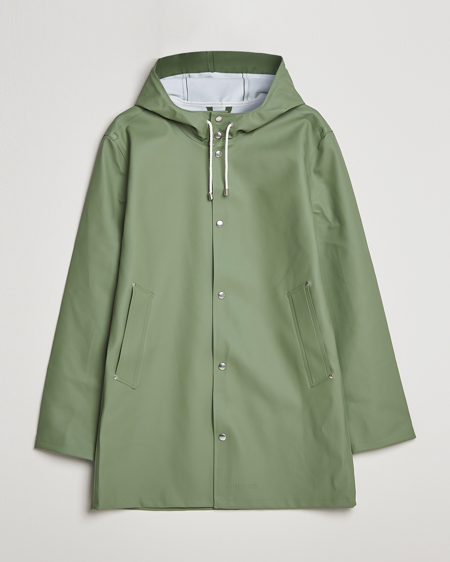Men | Coats & Jackets | Stutterheim | Stockholm Raincoat Alfa Green