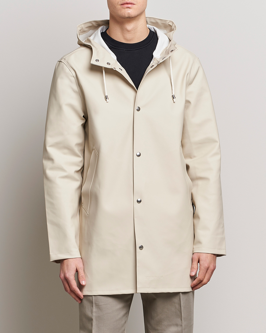 Men | Raincoats | Stutterheim | Stockholm Raincoat Oyster Grey