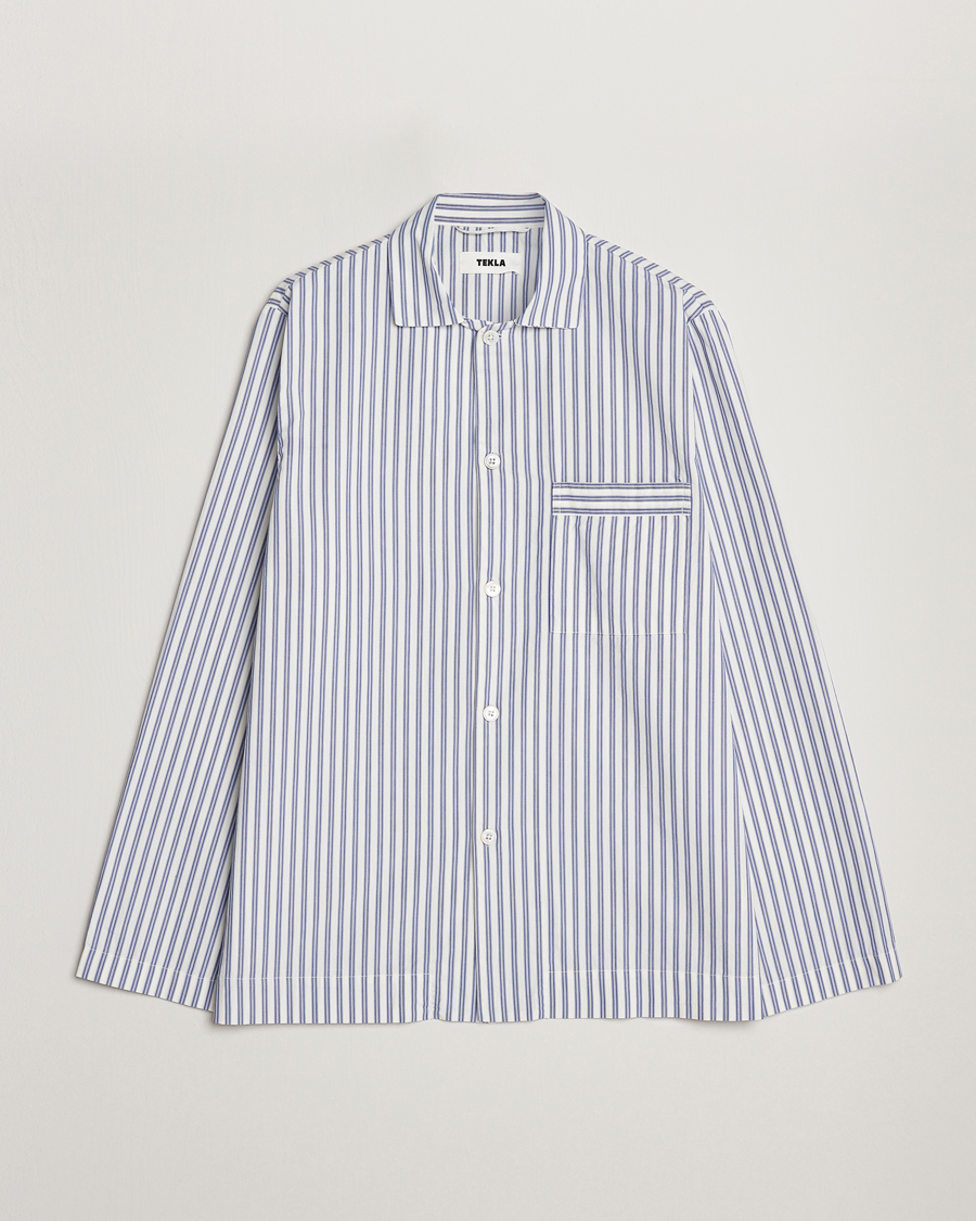 Men | Pyjamas & Robes | Tekla | Poplin Pyjama Shirt Skagen Stripes