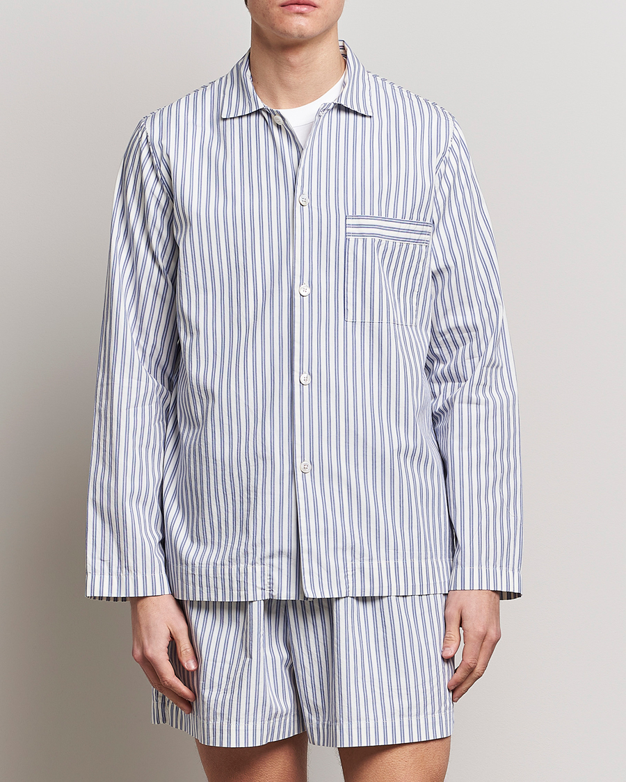 Men |  | Tekla | Poplin Pyjama Shirt Skagen Stripes