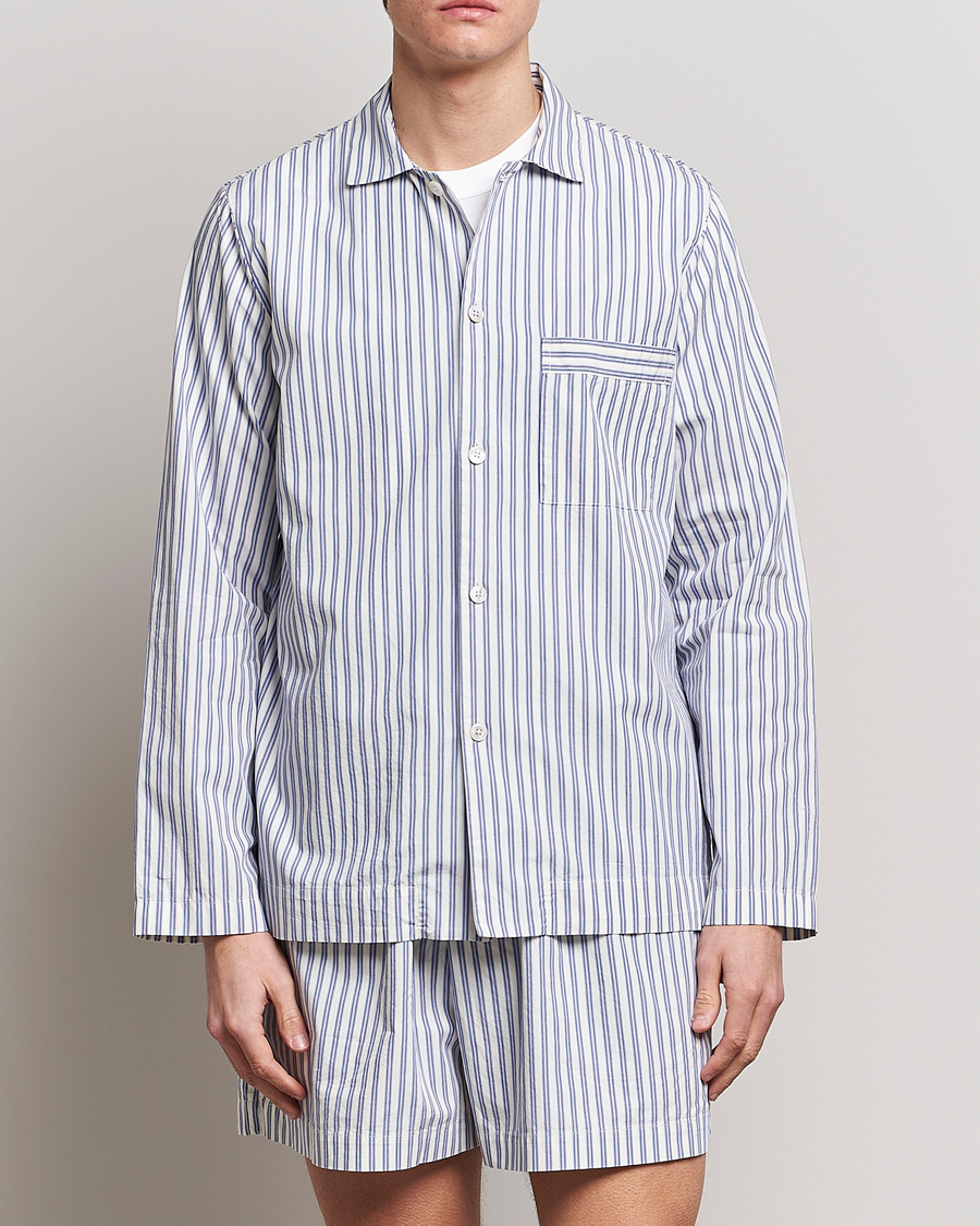 Men | Pyjamas & Robes | Tekla | Poplin Pyjama Shirt Skagen Stripes
