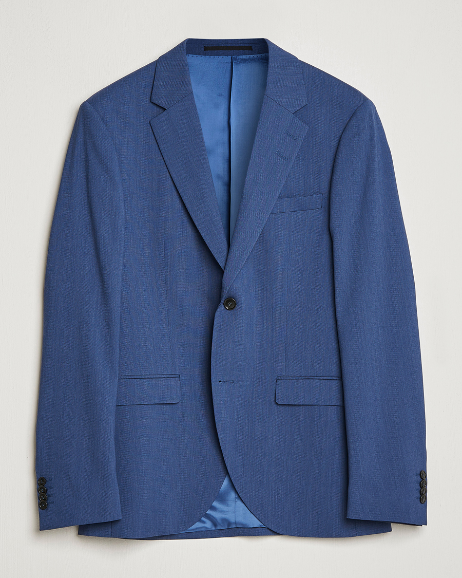 Men | Blazers | Tiger of Sweden | Jamonte Wool Blazer Garage Blue