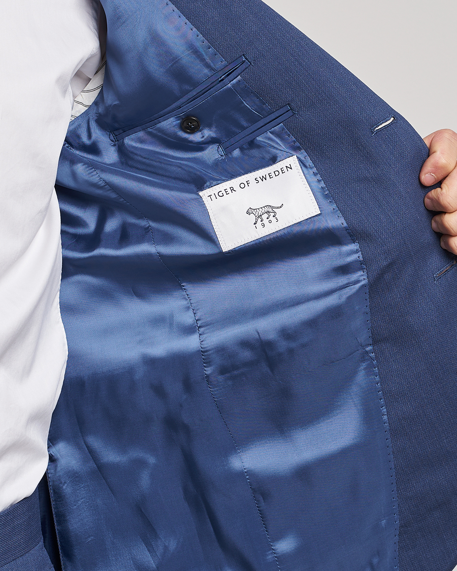 Men | Blazers | Tiger of Sweden | Jamonte Wool Blazer Garage Blue