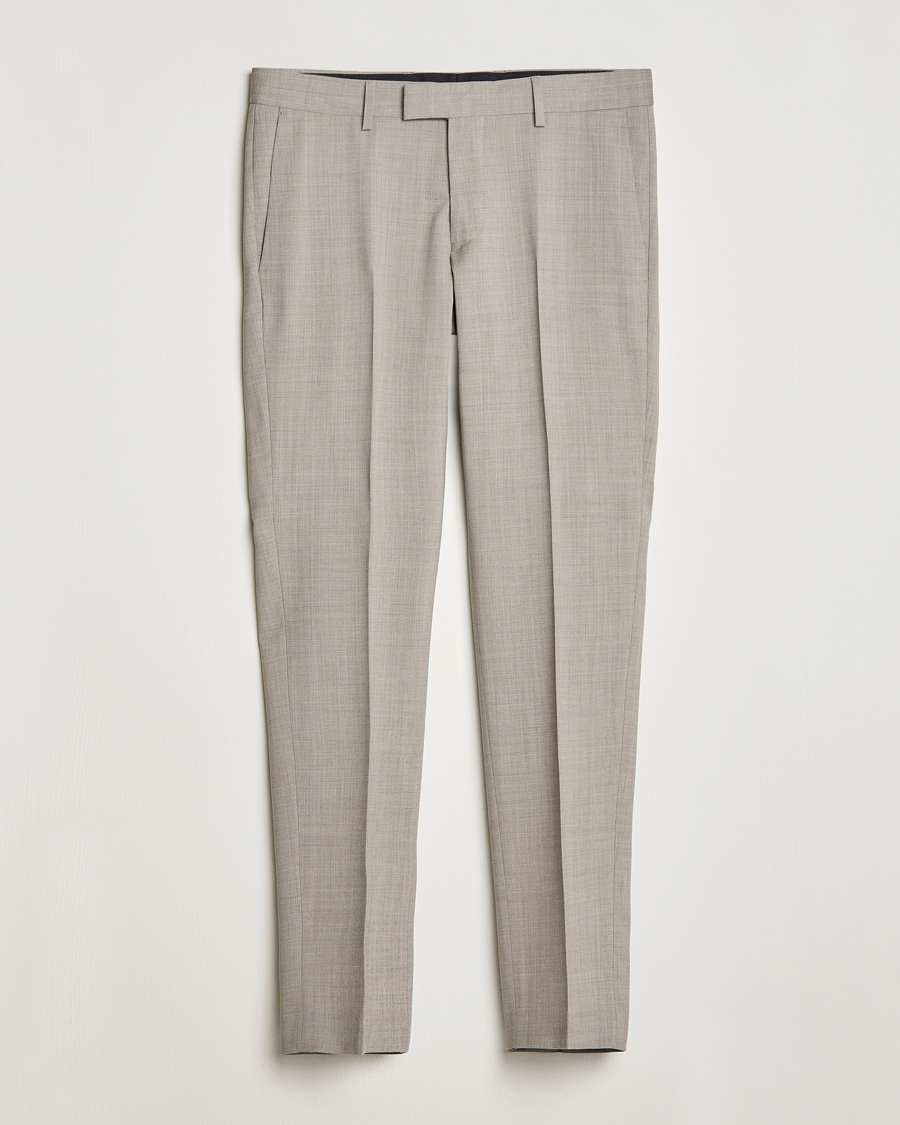 Men | Trousers | Tiger of Sweden | Tordon Wool Trousers Irish Cream
