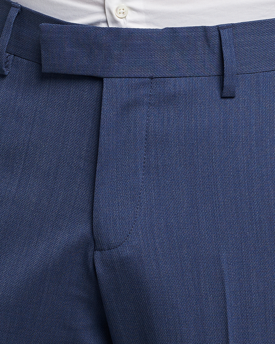 Men | Trousers | Tiger of Sweden | Tordon Wool Trousers Garage Blue