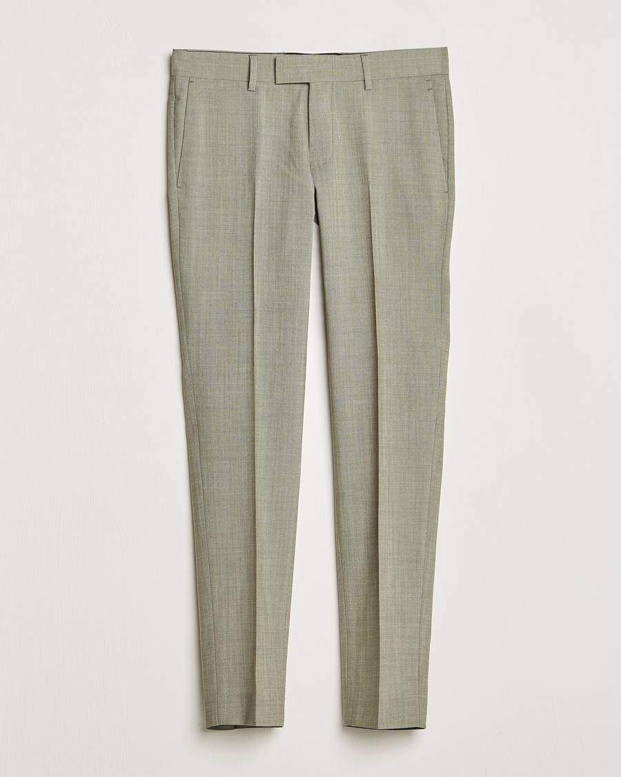 Men | Trousers | Tiger of Sweden | Tordon Wool Trousers Uniform Green