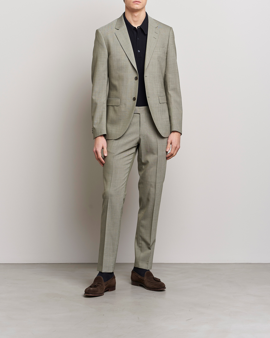 Men | Trousers | Tiger of Sweden | Tordon Wool Trousers Uniform Green