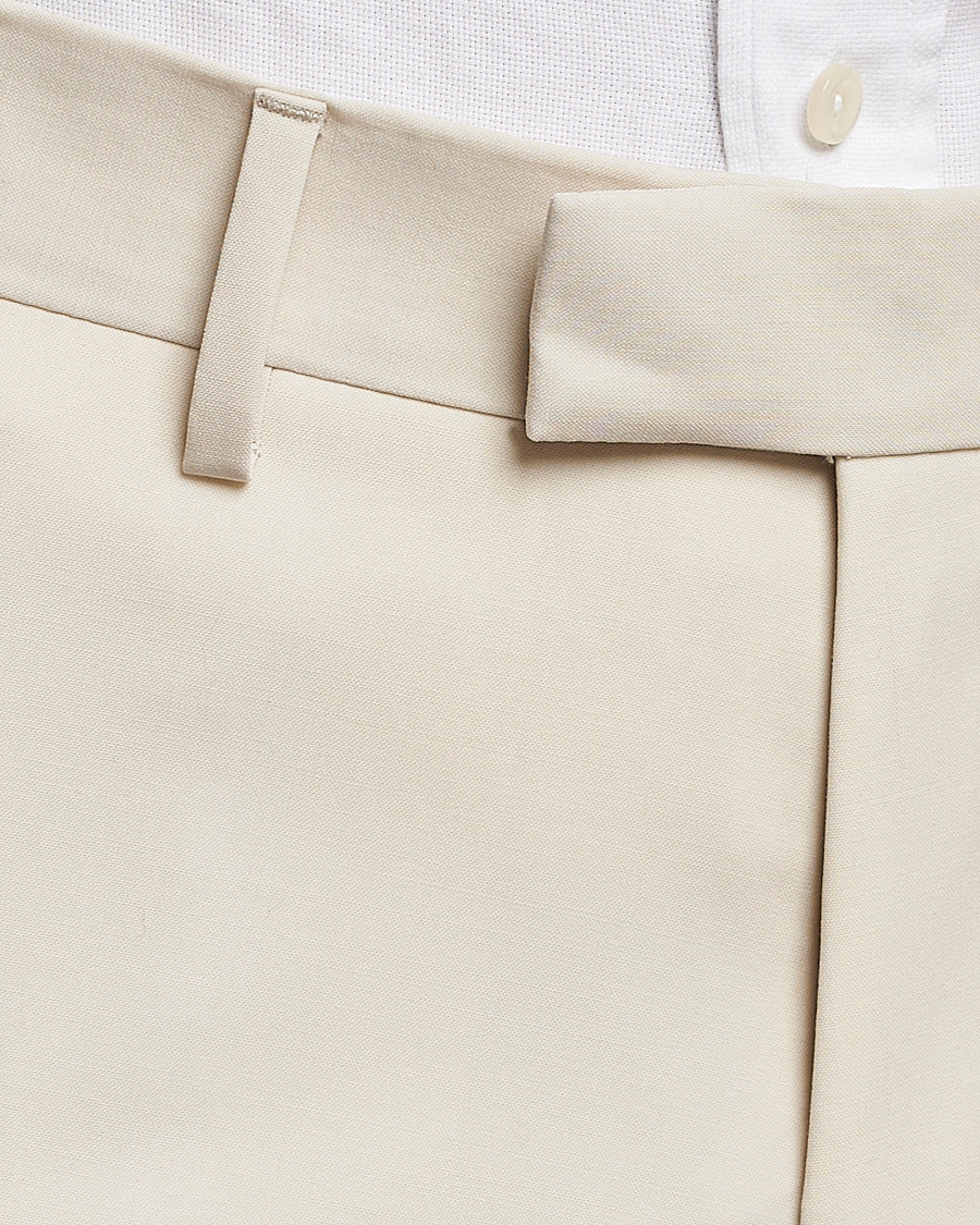 Men | Trousers | Tiger of Sweden | Tenuta Wool Trousers Light Ivory