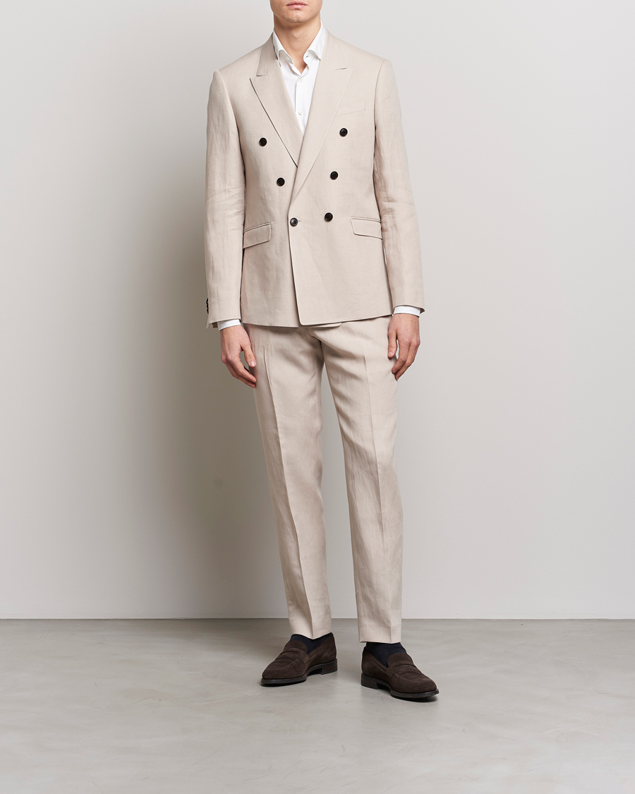 Men | Blazers | Tiger of Sweden | Heldin Linen Blazer Cream Sand