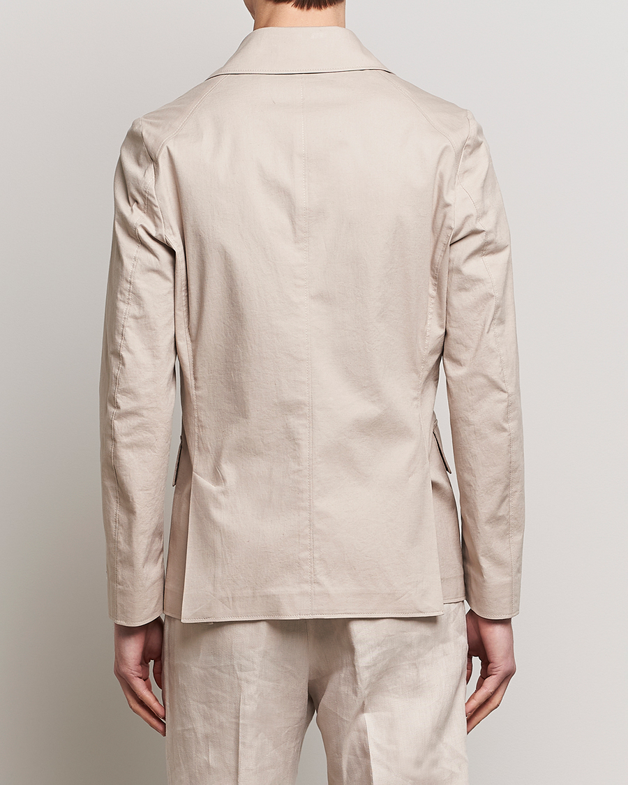 Men | Coats & Jackets | Tiger of Sweden | Jora Cotton Linen Jacket Cream Sand