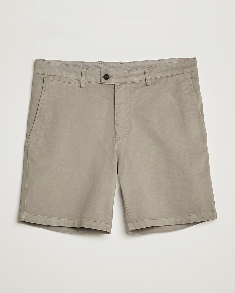 Men | Shorts | Tiger of Sweden | Caid Cotton Shorts Dusty Green