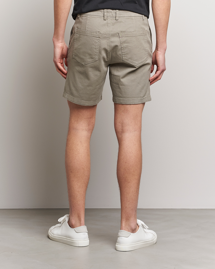 Men | Shorts | Tiger of Sweden | Caid Cotton Shorts Dusty Green