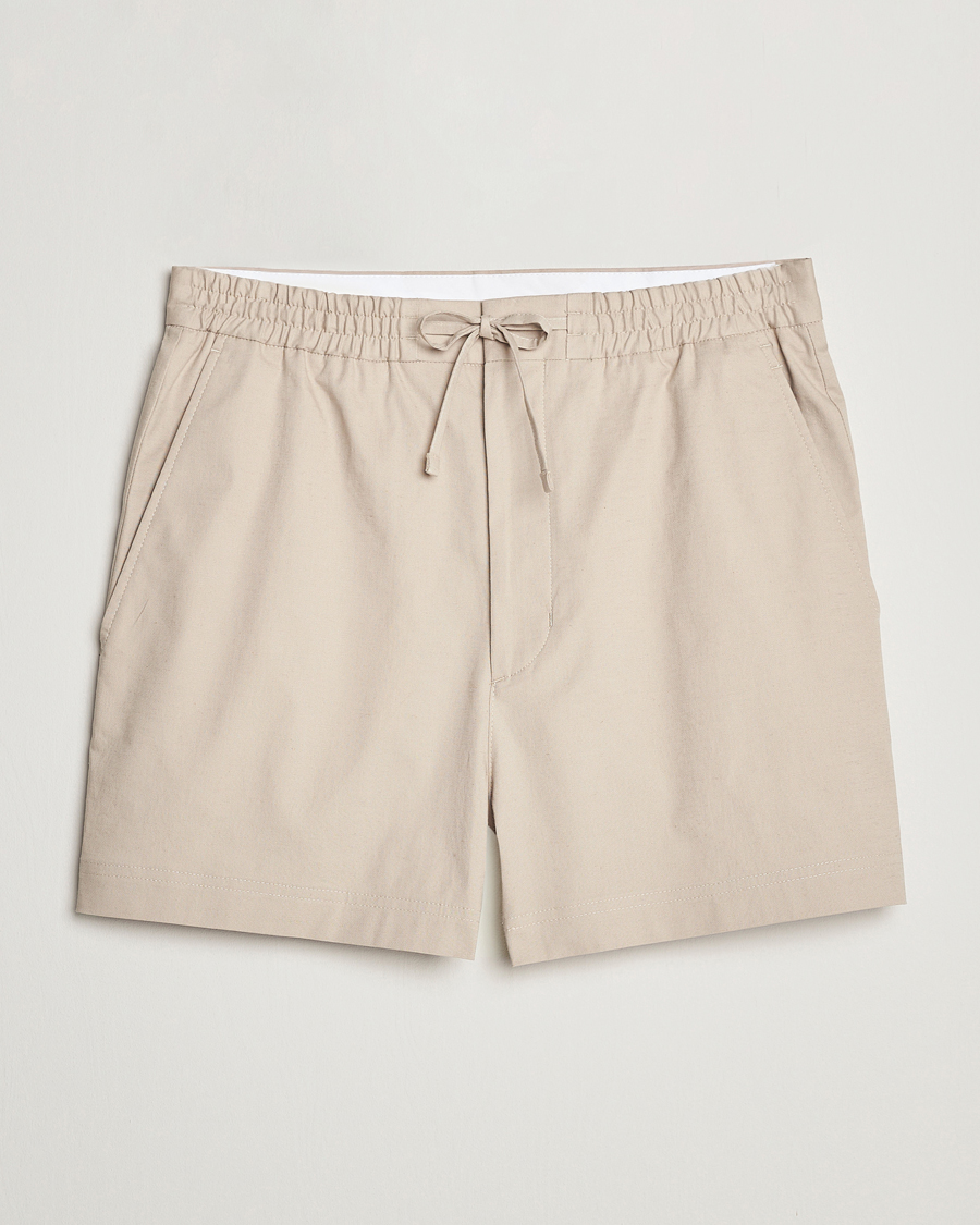 Men | Shorts | Tiger of Sweden | Birch Linen Shorts Cream Sand
