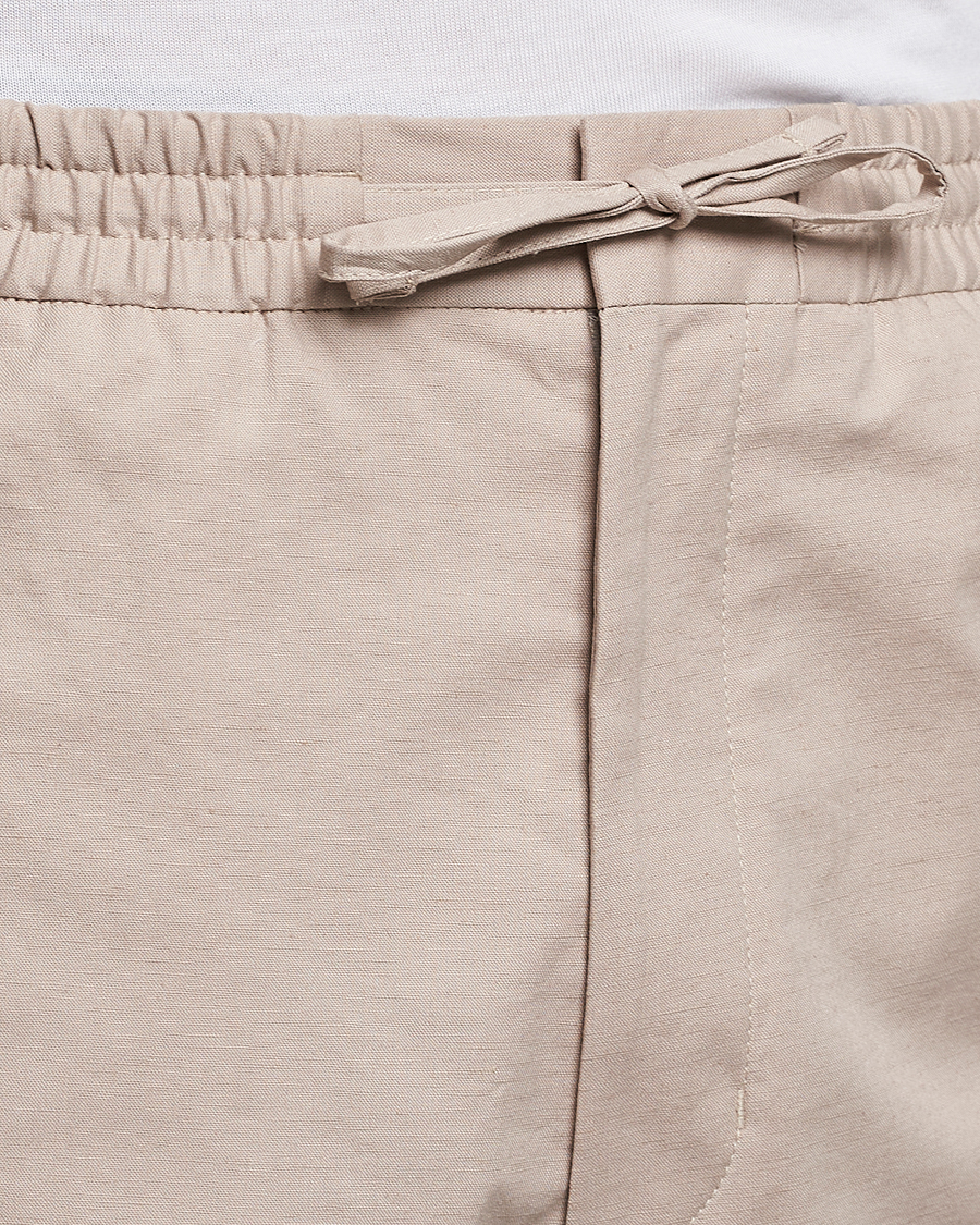 Men | Shorts | Tiger of Sweden | Birch Linen Shorts Cream Sand