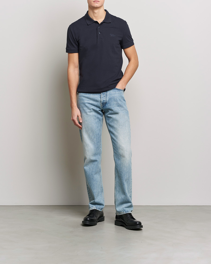 Men | Polo Shirts | Tiger of Sweden | Diaros Cotton Pique Light Ink