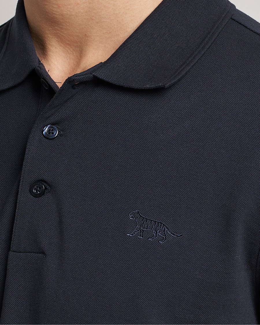 Men | Polo Shirts | Tiger of Sweden | Diaros Cotton Pique Light Ink