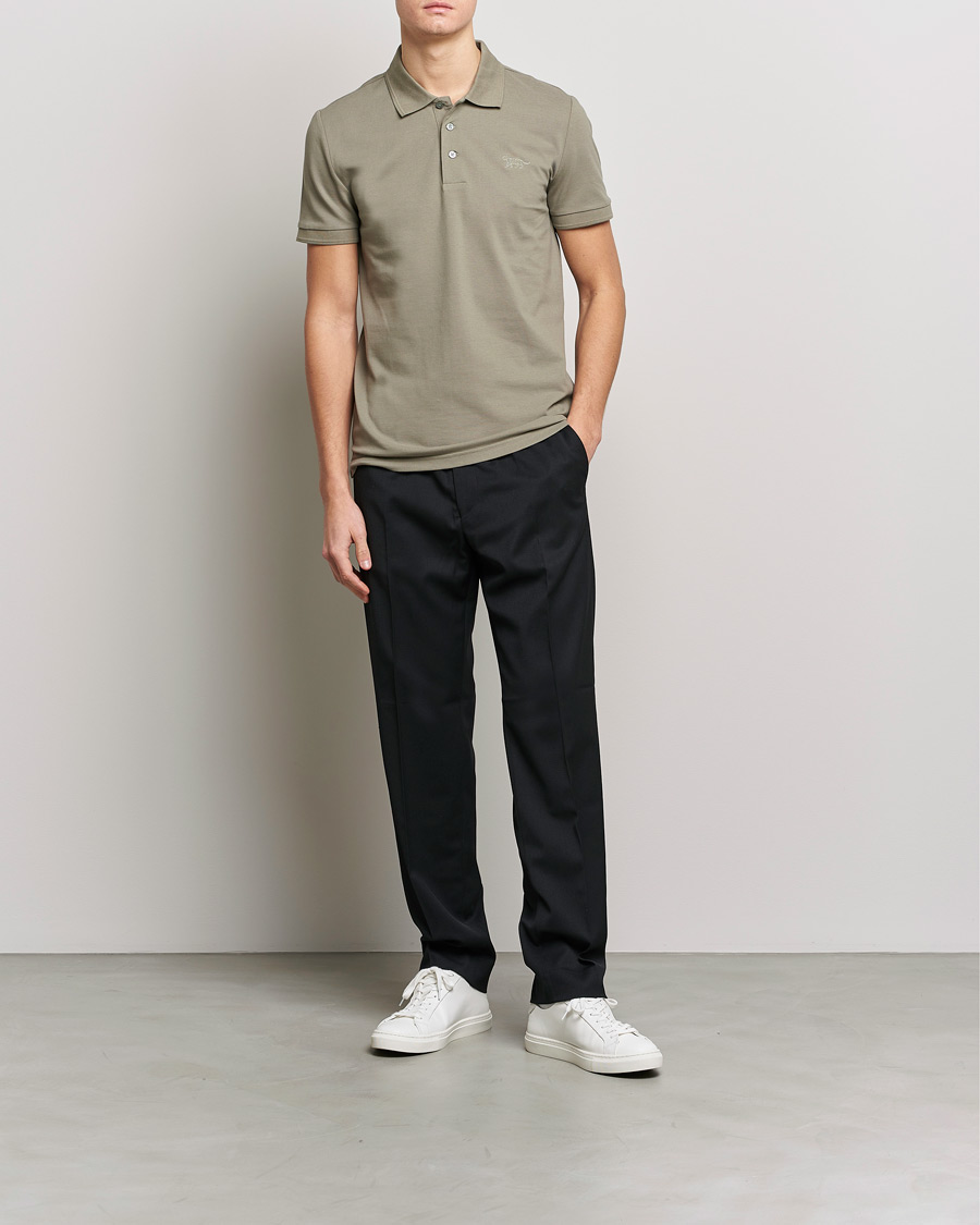Men | Polo Shirts | Tiger of Sweden | Diaros Cotton Pique Light Khaki