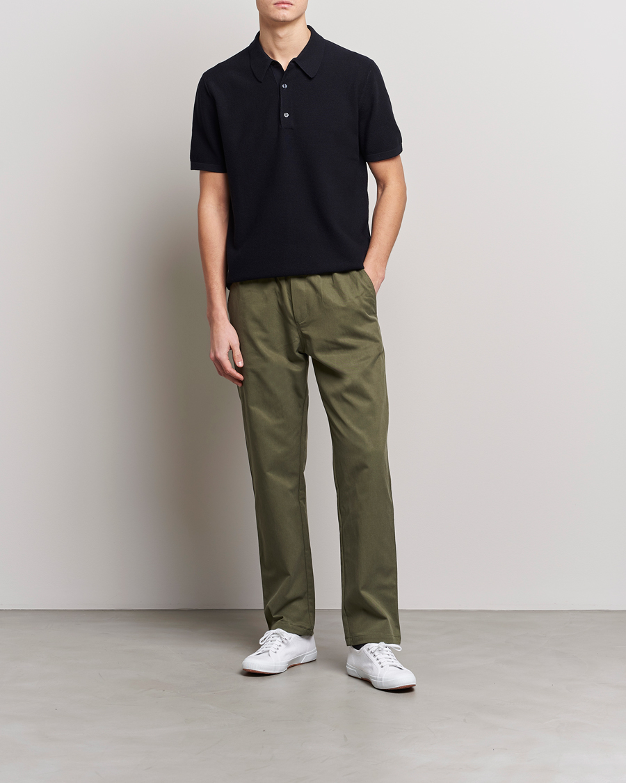 Men | Sweaters & Knitwear | Tiger of Sweden | Jenkim Knitted Pique Dark Ink