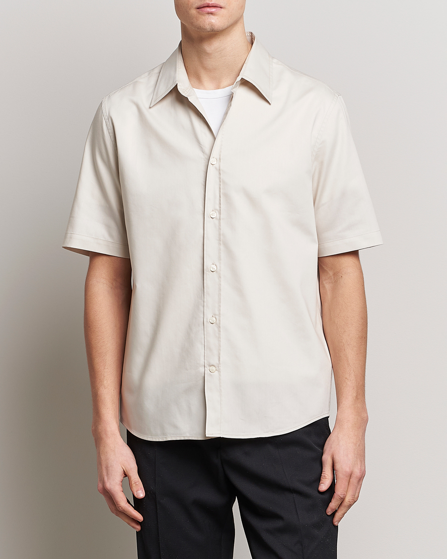 Men | Shirts | Tiger of Sweden | Enree Lyocell Shirt Light Ivory