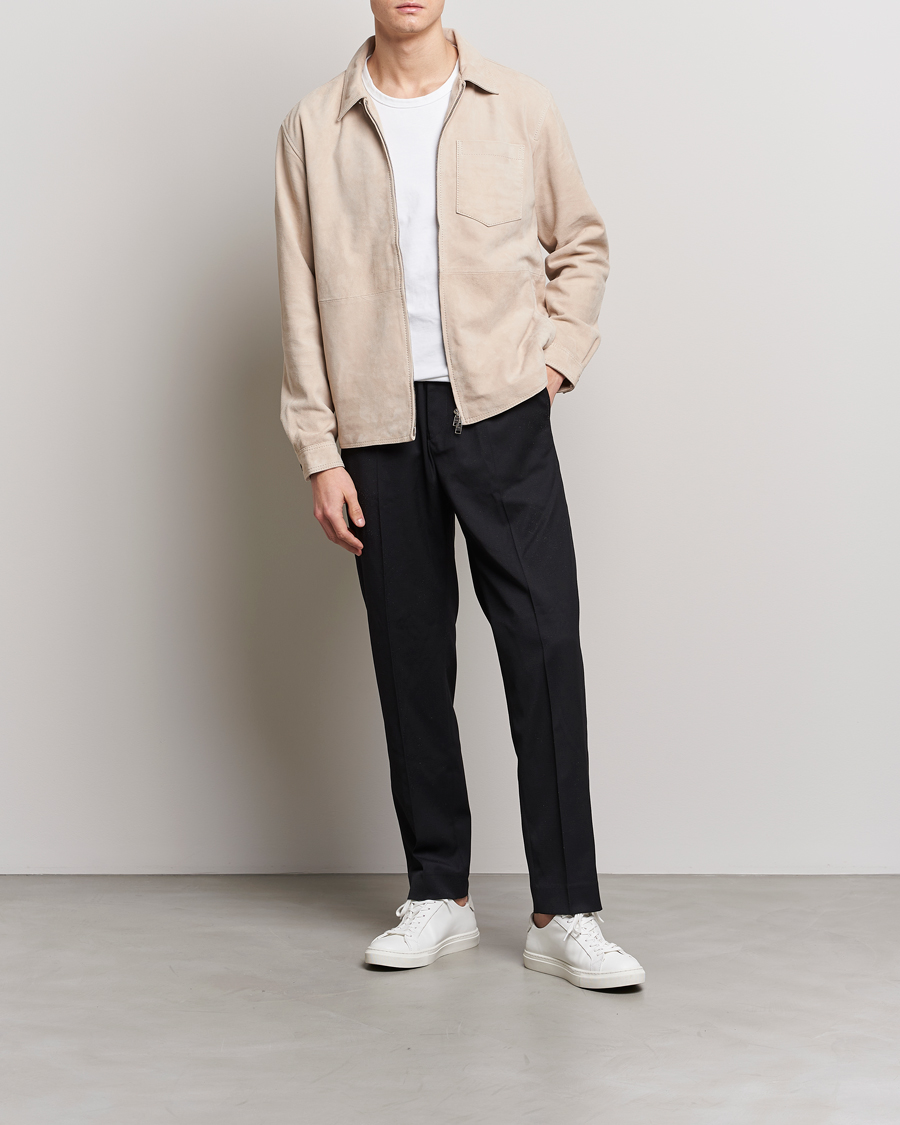 Men | Coats & Jackets | Tiger of Sweden | Lawson Suede Jacket Light Iory