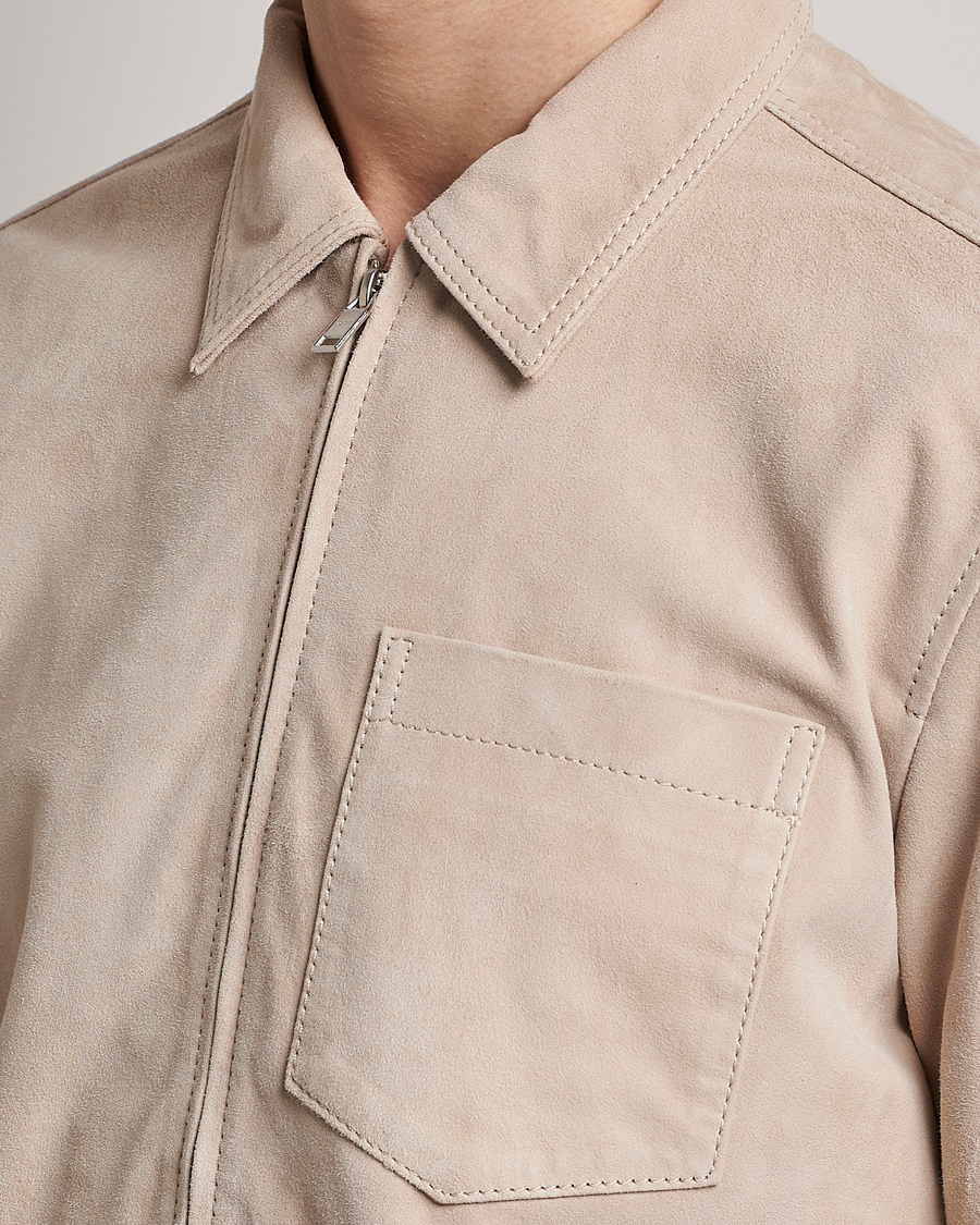 Men | Coats & Jackets | Tiger of Sweden | Lawson Suede Jacket Light Iory