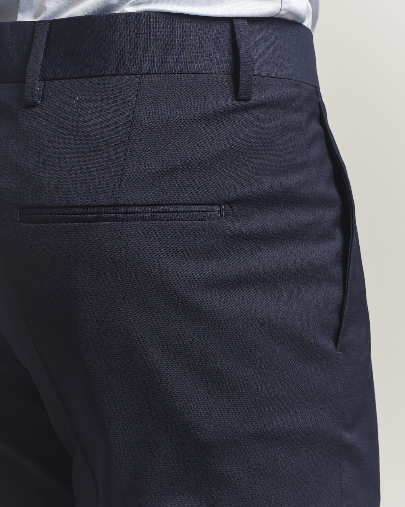 Men | Trousers | Tiger of Sweden | Tenuta Wool Travel Suit Trousers Royal Blue