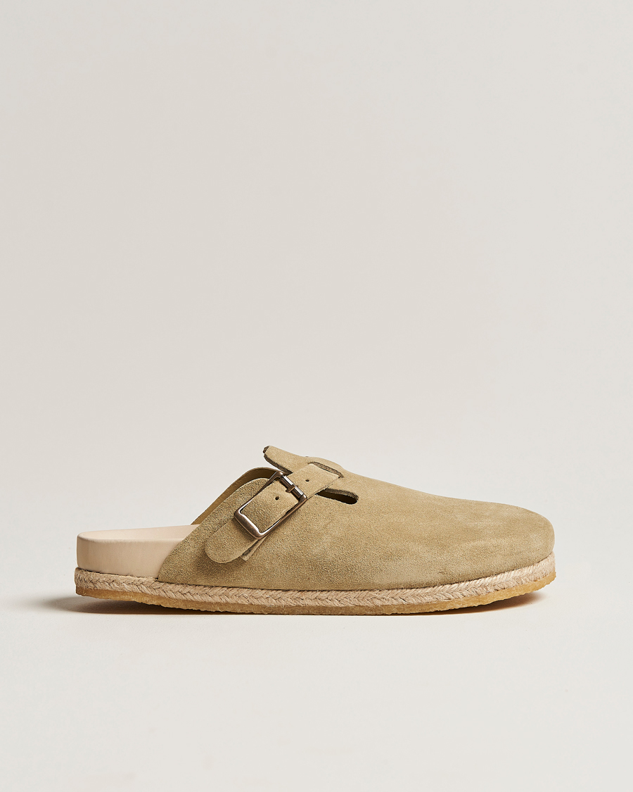 Men | Yuketen Sal 1 Crepe Sole Sandals Desert Suede | Yuketen | Sal 1 Crepe Sole Sandals Desert Suede