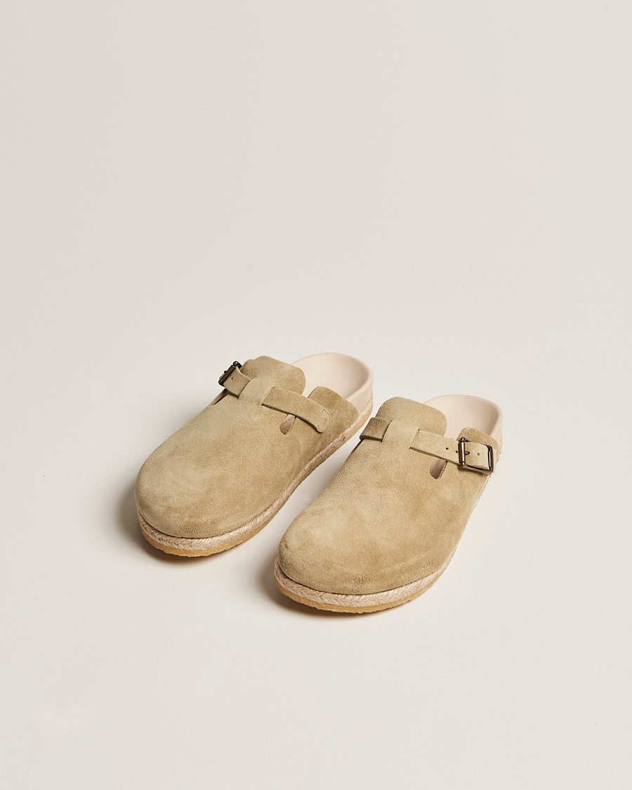 Men | Shoes | Yuketen | Sal 1 Crepe Sole Sandals Desert Suede