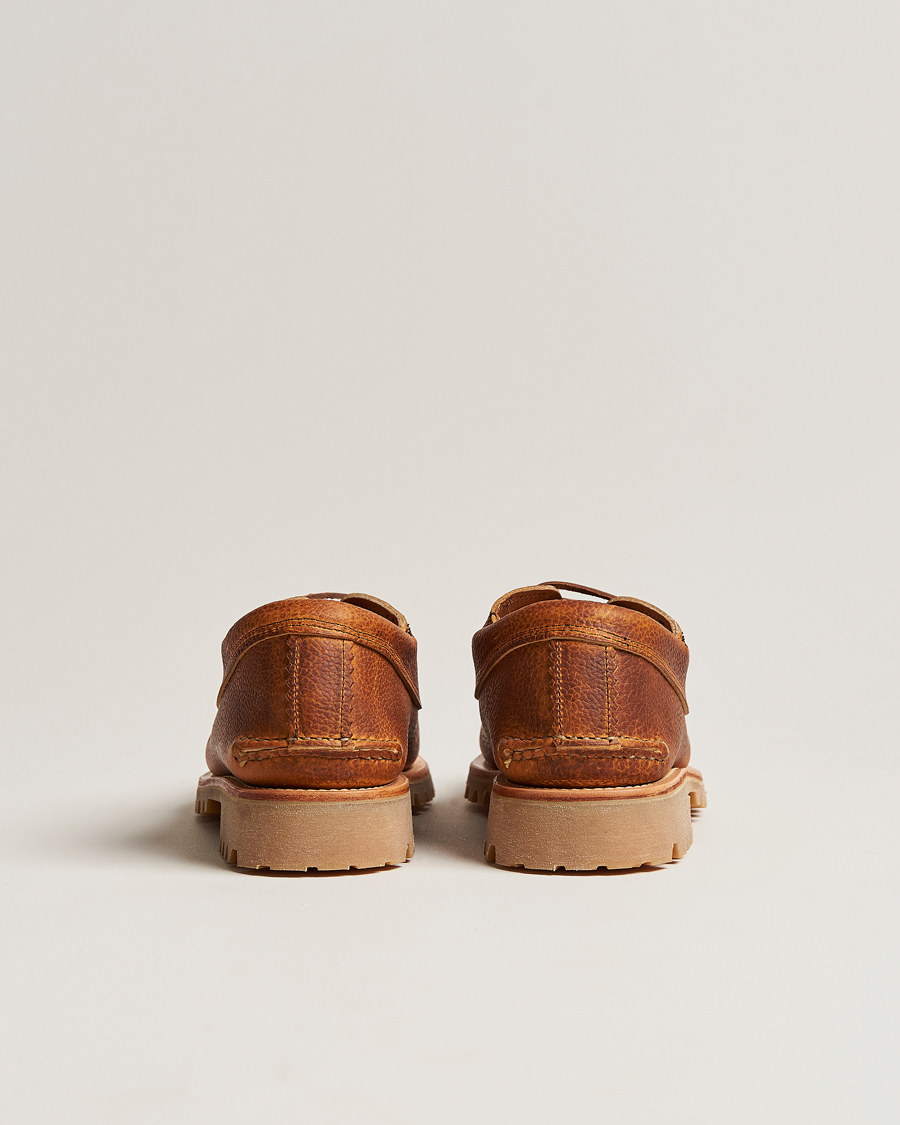 Men | Yuketen Handsewn Angler Moc Dark Brown Grain Calf | Yuketen | Handsewn Angler Moc Dark Brown Grain Calf