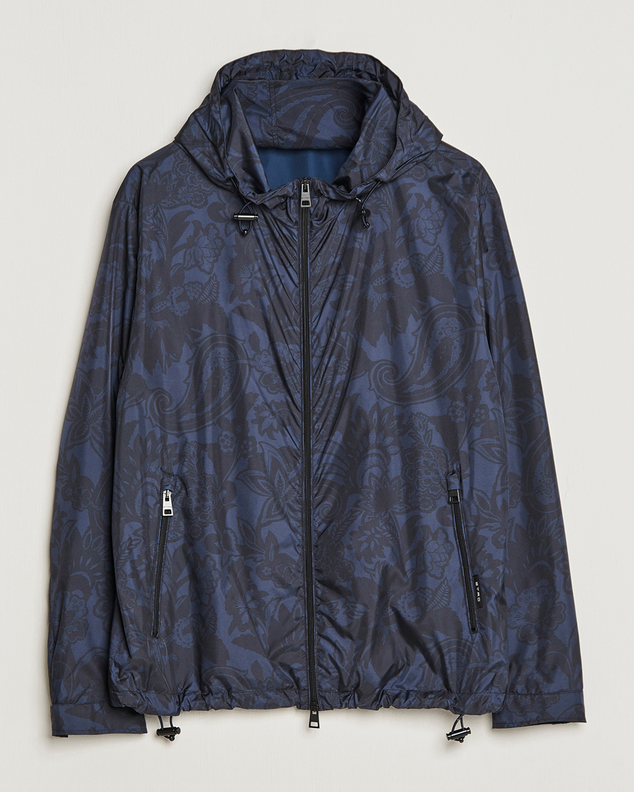 Men | Coats & Jackets | Etro | Packable Nylon Bomber Navy