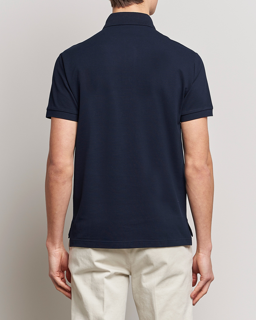 Men | Polo Shirts | Etro | Short Sleeve Contrast Paisley Polo Navy