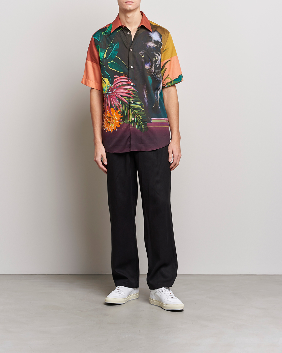 Men | Shirts | Etro | Printed Camp Collar Shirt Multicolor