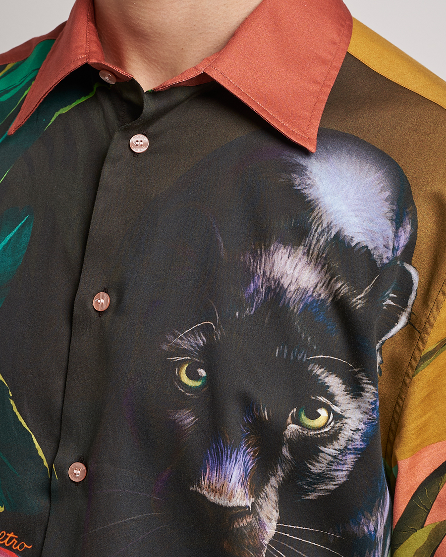Men | Shirts | Etro | Printed Camp Collar Shirt Multicolor