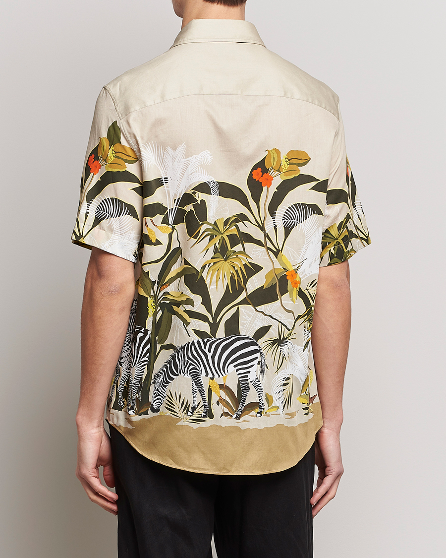 Men | Shirts | Etro | Printed Camp Collar Shirt Beige