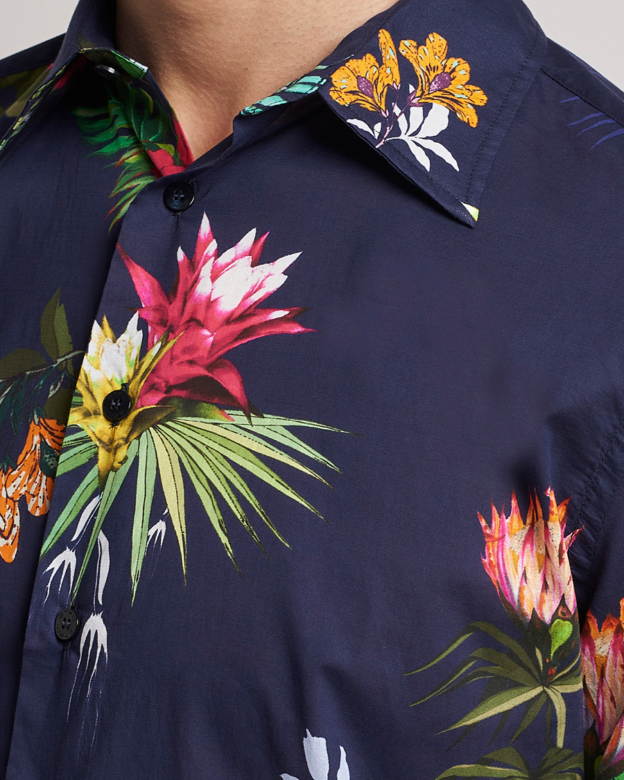 Men | Shirts | Etro | Floreale Printed Shirt Navy