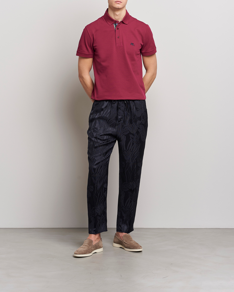 Men | Trousers | Etro | York Drawstring Trousers Navy