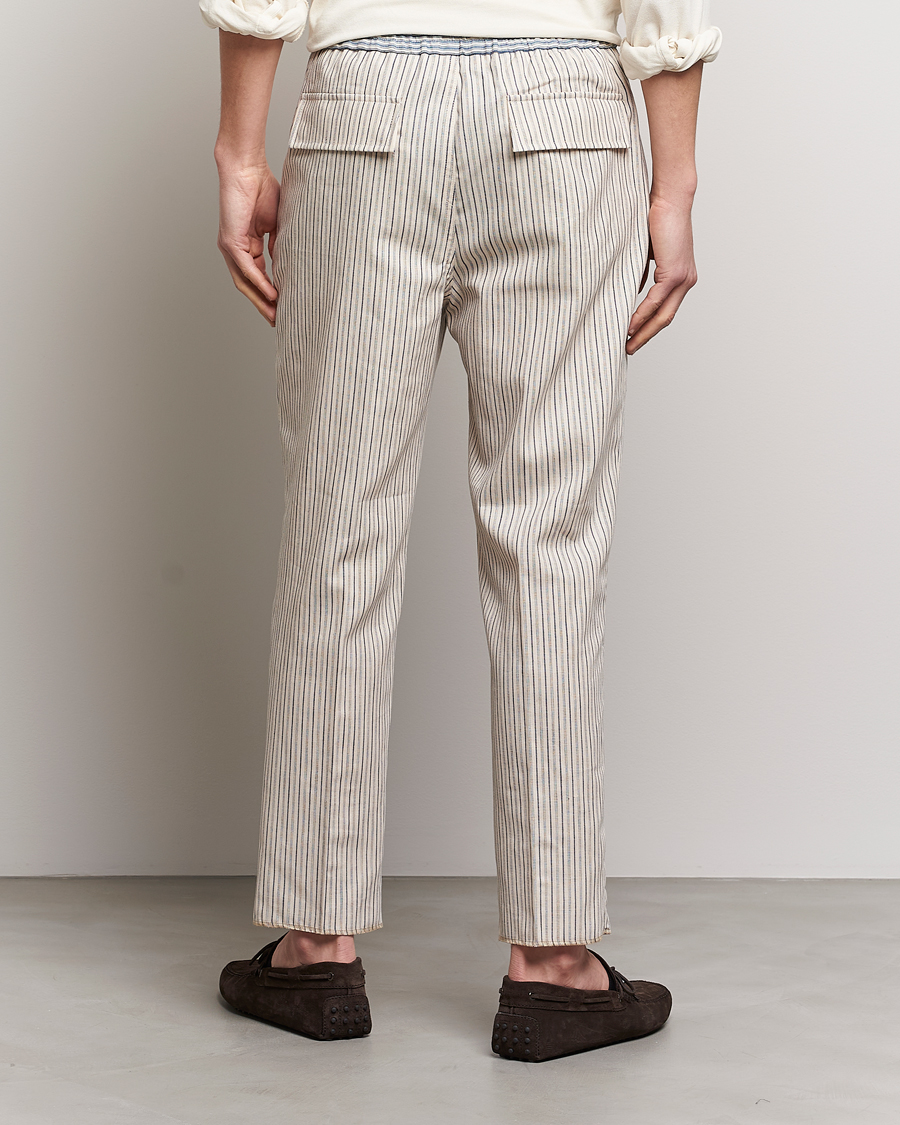 Men | Trousers | Etro | Hickory Stripe Casual Trousers Off White