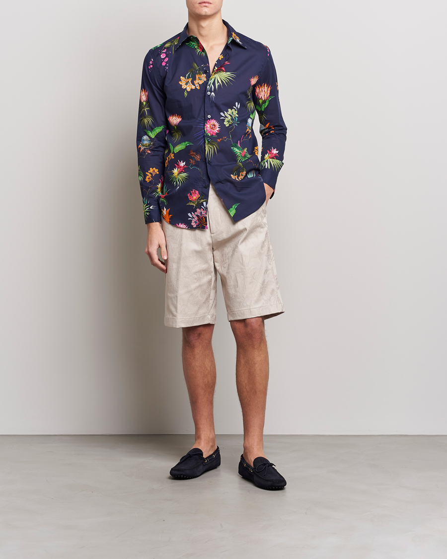 Men | Shorts | Etro | Jacquard Weave Shorts Beige