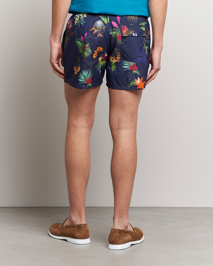 Men | Swimwear | Etro | Floreale Printed Swim Trunks Navy