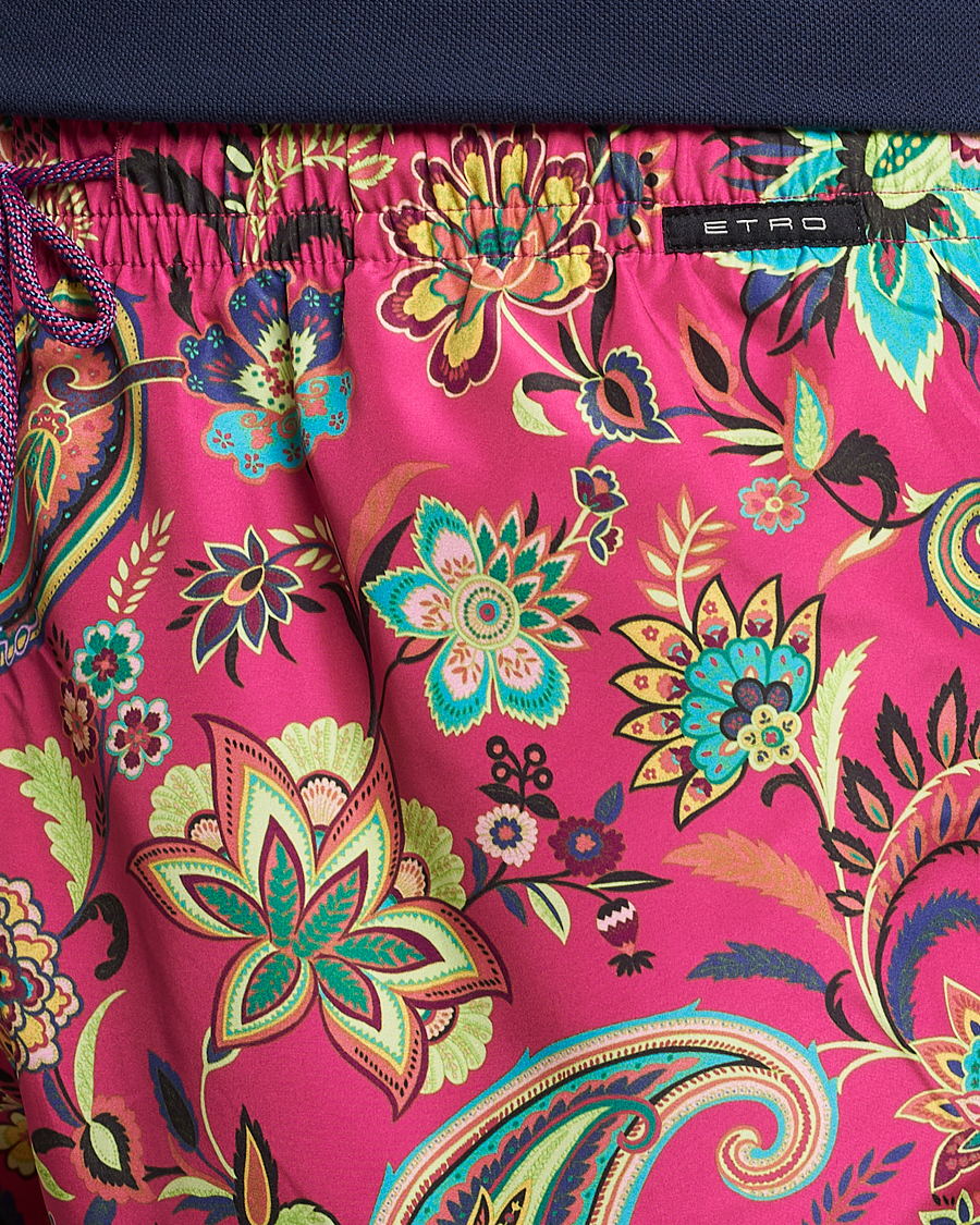 Men | Swimwear | Etro | Floreale Printed Swim Trunks Rosa