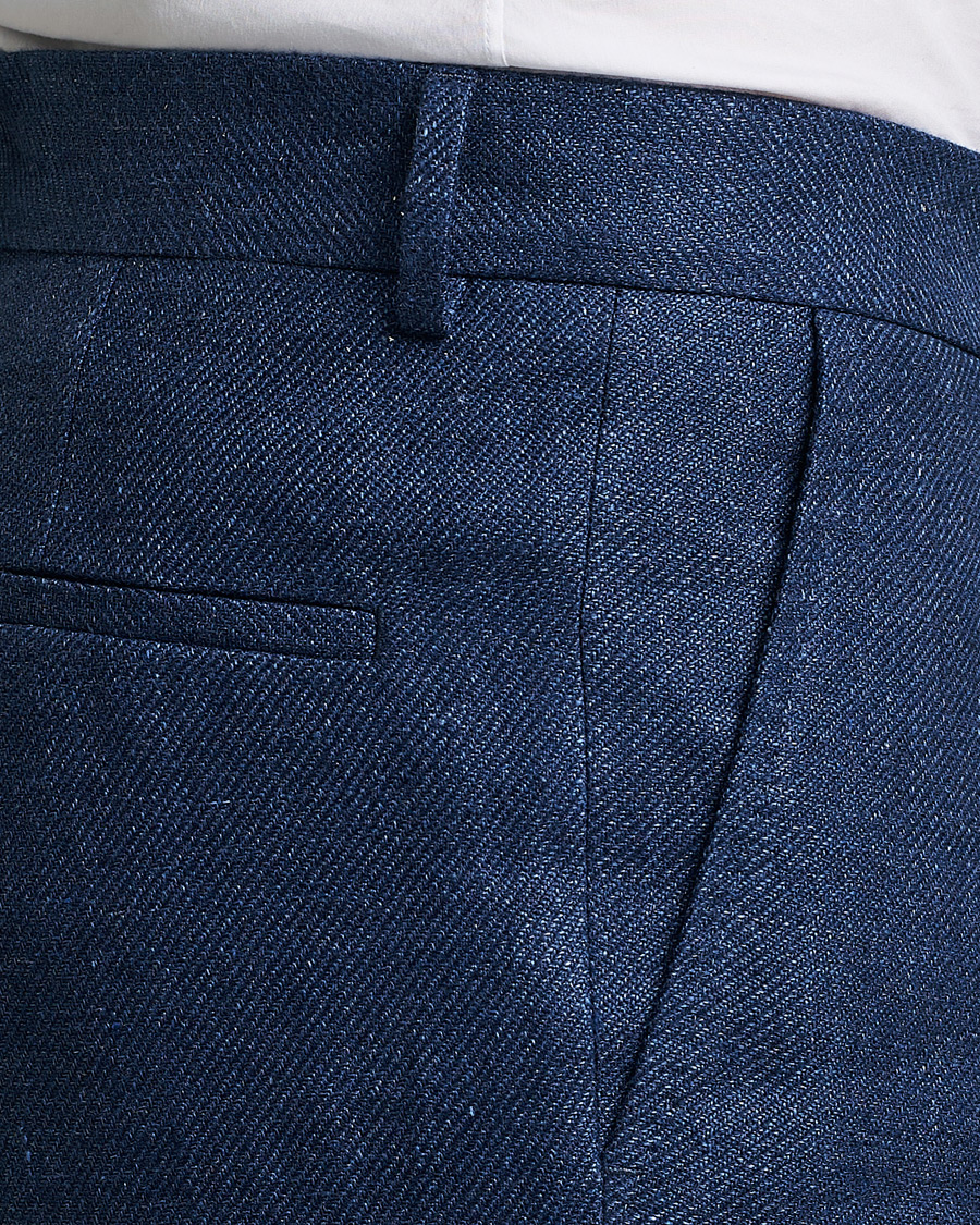 Men | Suits | Brunello Cucinelli | Linen/Silk Suit Royal Blue