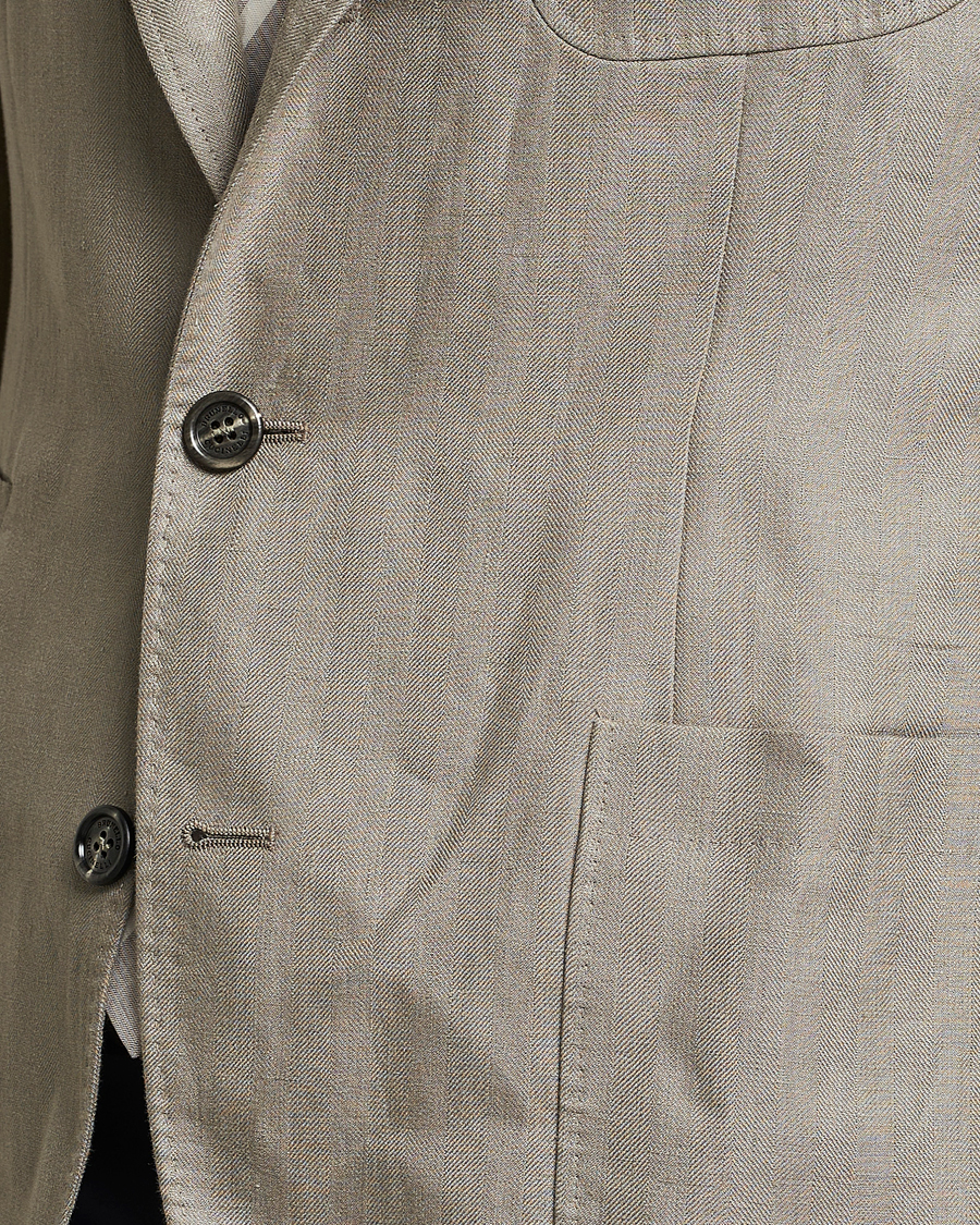 Men | Blazers | Brunello Cucinelli | Linen Blazer Olive