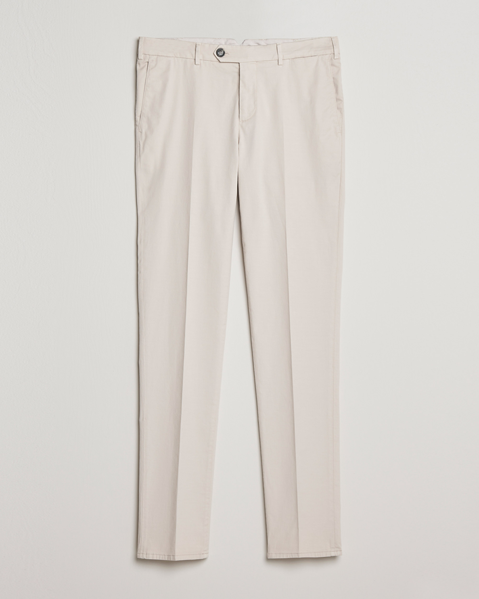 Men | Trousers | Brunello Cucinelli | Slim Fit Cotton Chinos Off White