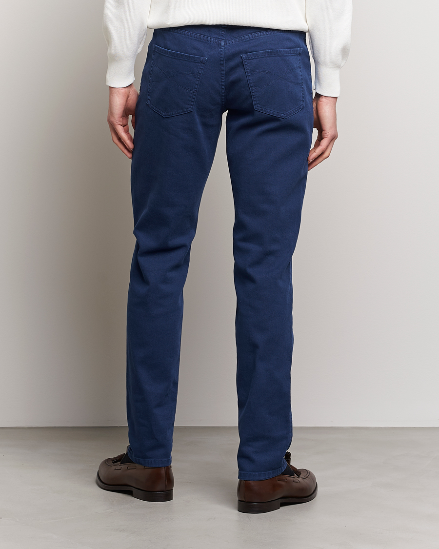 Men | Trousers | Brunello Cucinelli | Slim Fit 5-Pocket Pants Dark Blue
