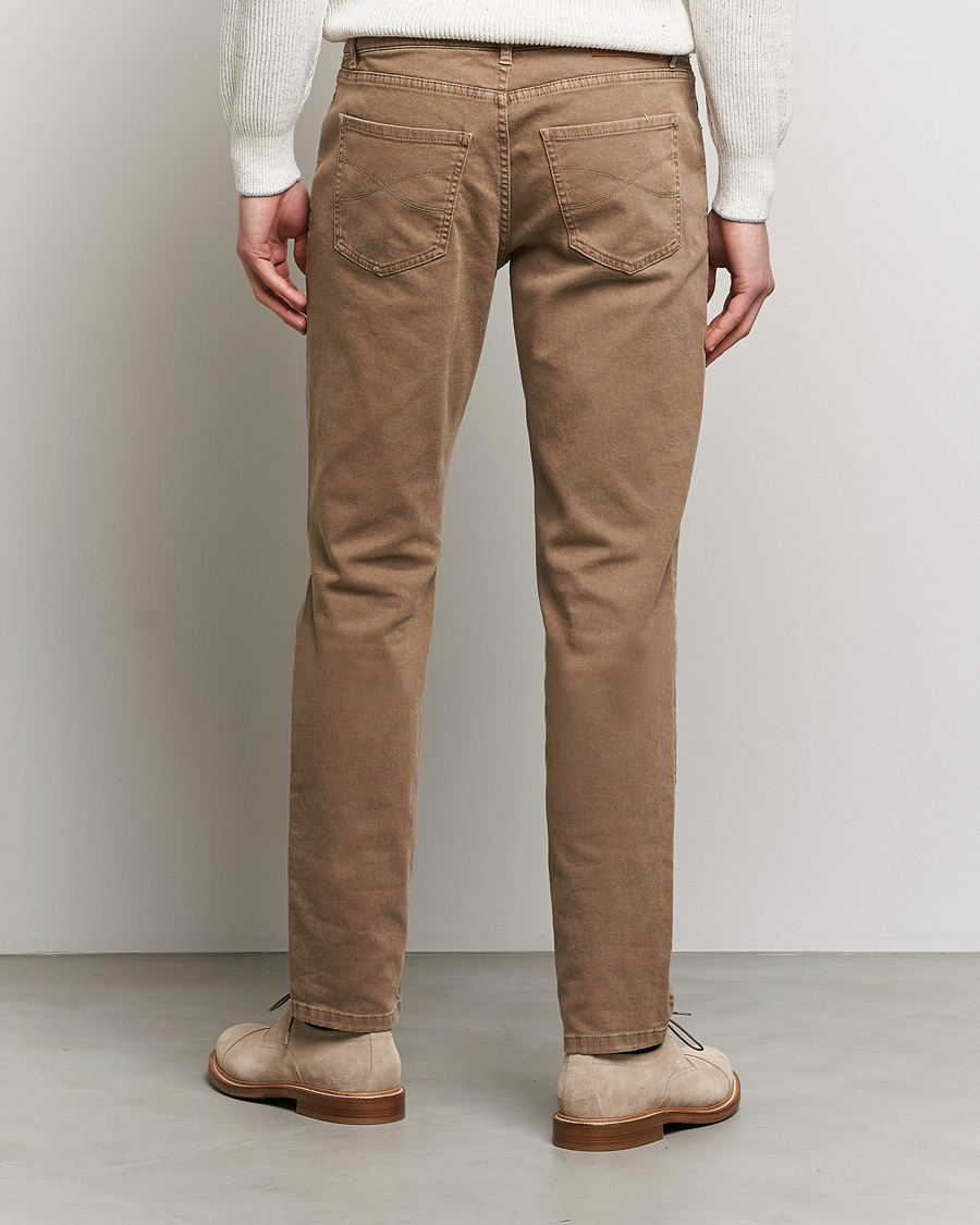 Men | Trousers | Brunello Cucinelli | Slim Fit 5-Pocket Pants Beige