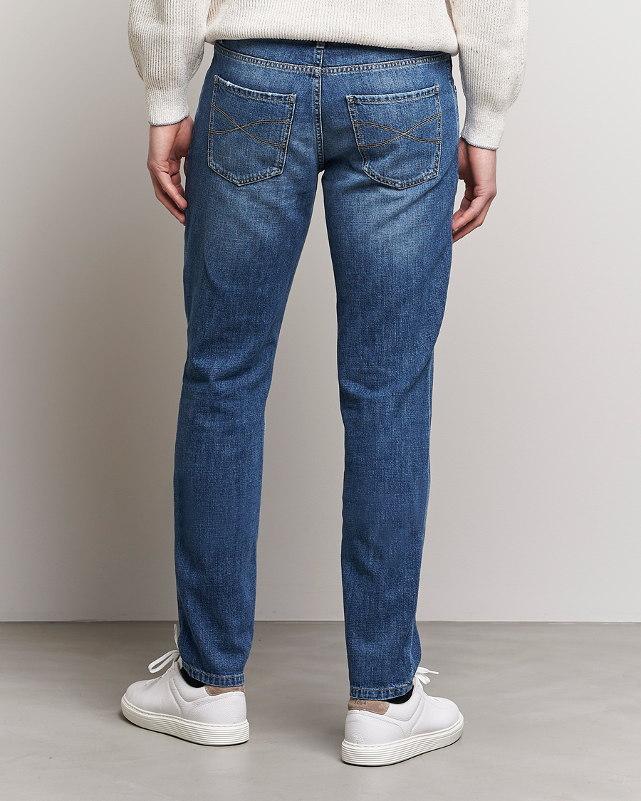 Men | Jeans | Brunello Cucinelli | Slim Fit Jeans Dark Wash