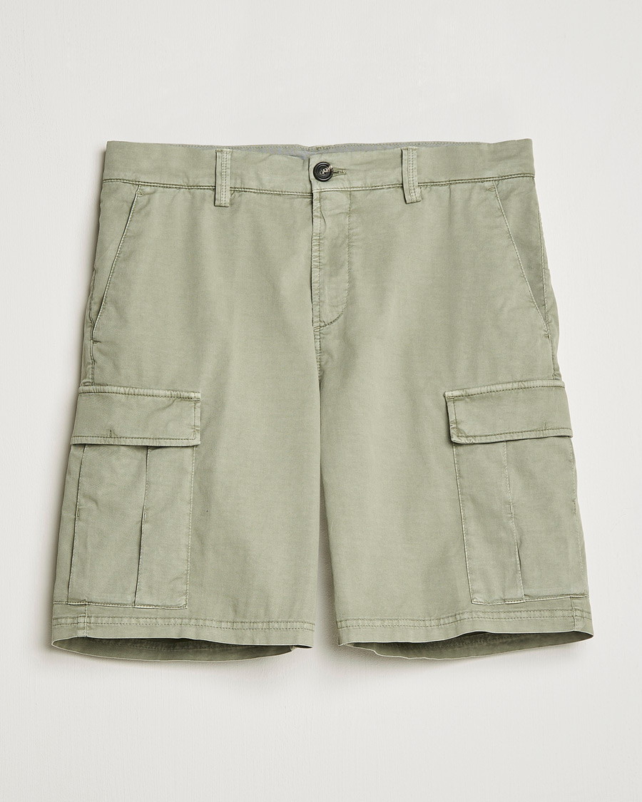 Men | Shorts | Brunello Cucinelli | Cargo Shorts Sage Green