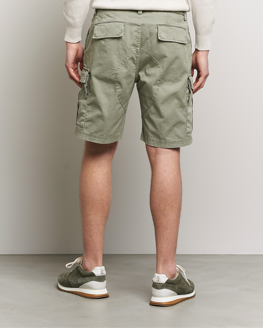 Men | Shorts | Brunello Cucinelli | Cargo Shorts Sage Green