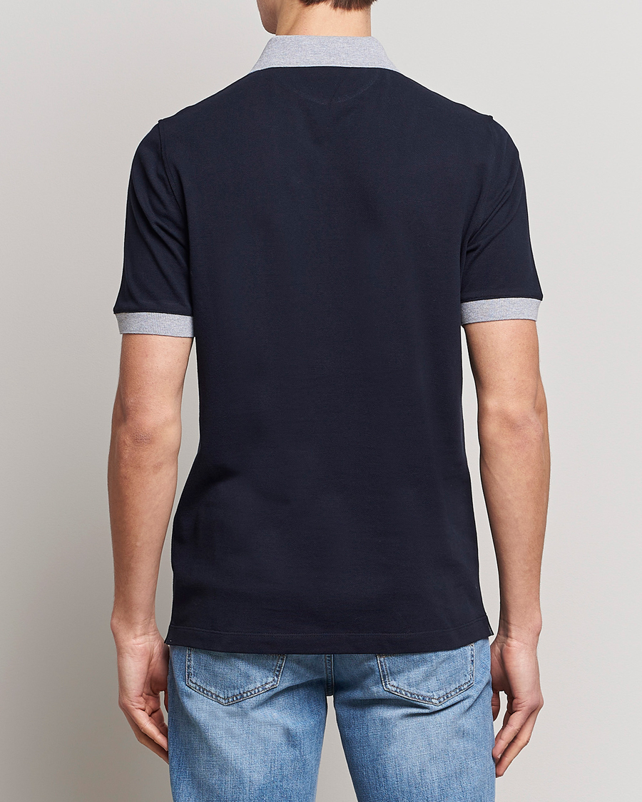 Men | Polo Shirts | Brunello Cucinelli | Short Sleeve Polo Piquet Navy