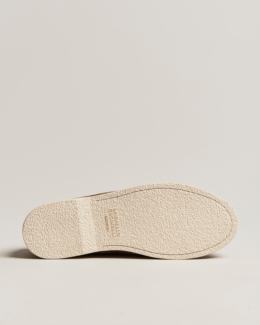 Men | Brunello Cucinelli Boat Shoe Brown Suede | Brunello Cucinelli | Boat Shoe Brown Suede